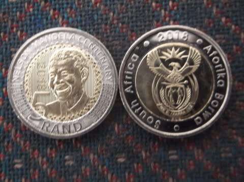 R5. NELSON MANDELA CENTENARY COIN 2018 ( UNCIRCULATED )